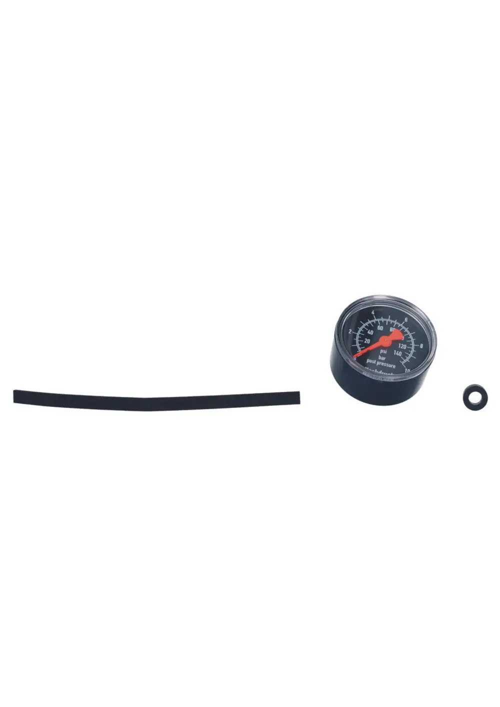 Manometer von Judo mit Druckanzeige bis 10 bar. Enthält einen Ausgleichsstreifen und einen O-Ring.